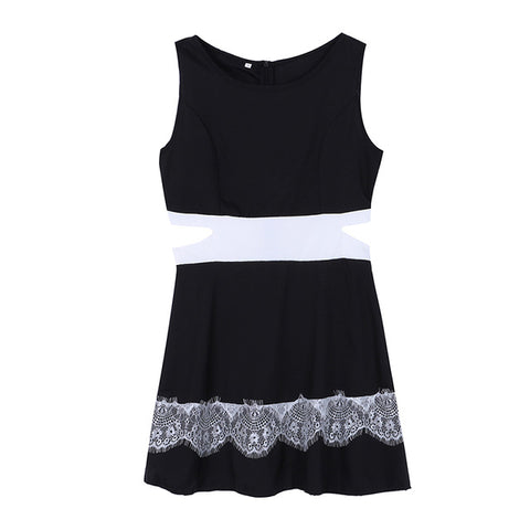 Short Mini Dress Sleeveless