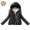 Solid Color Zipper Hooded Women Spring Jacket