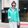 Solid Color Zipper Hooded Women Spring Jacket