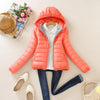 Solid Color Zipper Hooded Women Spring Jacket