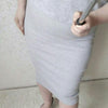 Spring Autumn Long Pencil Skirts Women Slim
