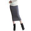 Spring Autumn Long Pencil Skirts Women Slim